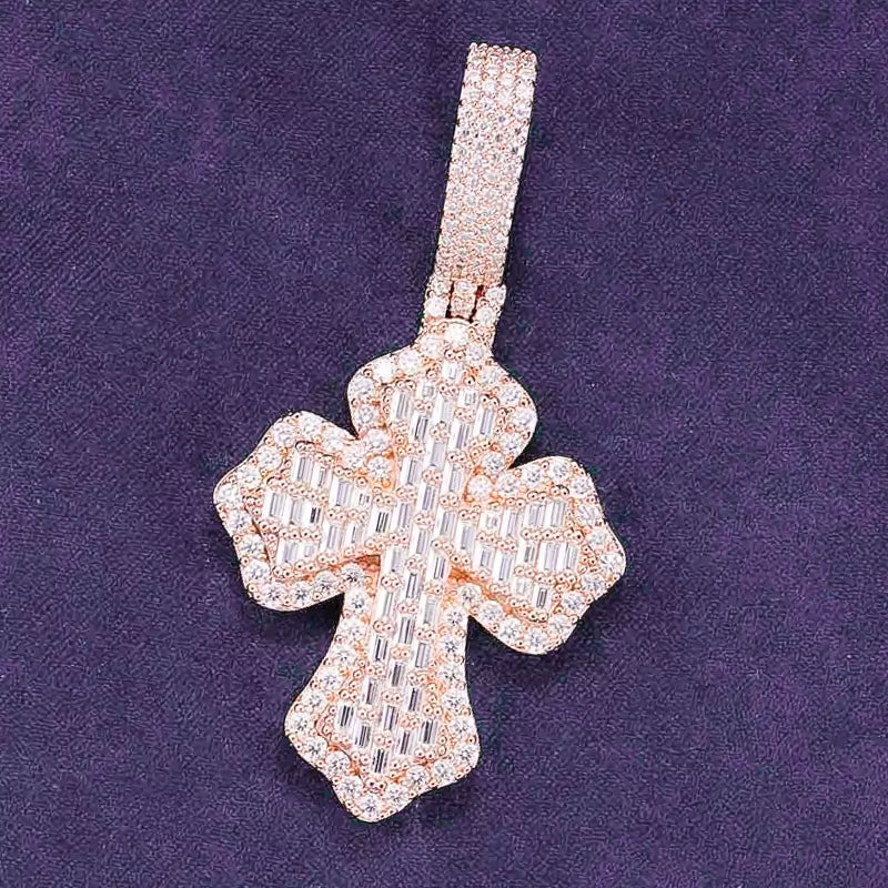 Cluster Cross Pendant