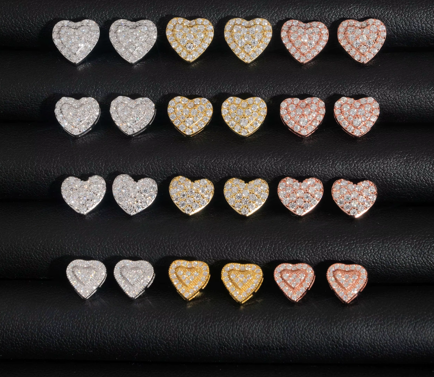 Heart Stud Earrings