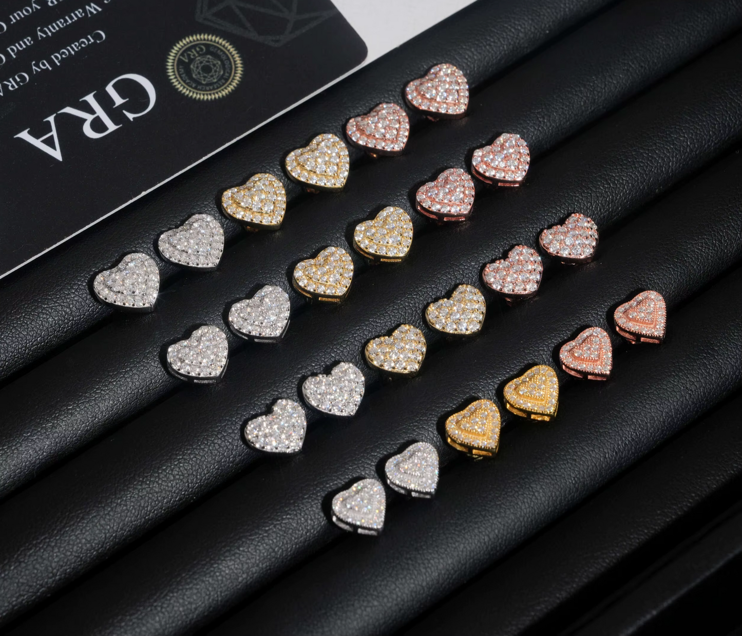 Heart Stud Earrings