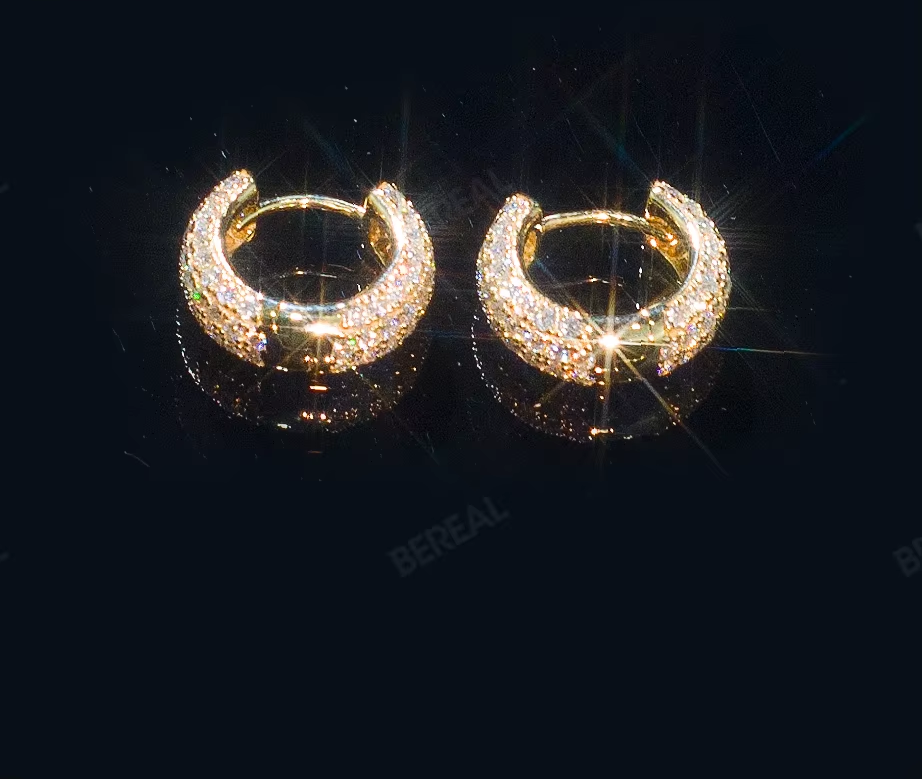 Solid Gold Hoop Earrings