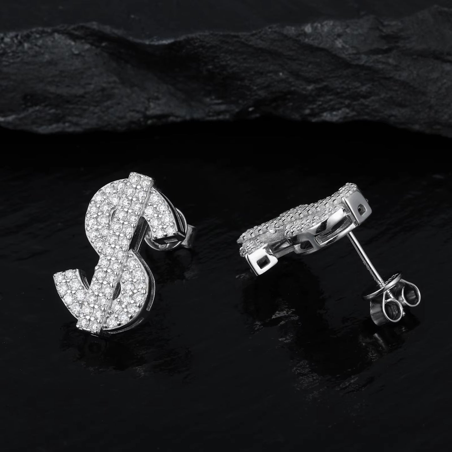US Dollar Stud Earrings