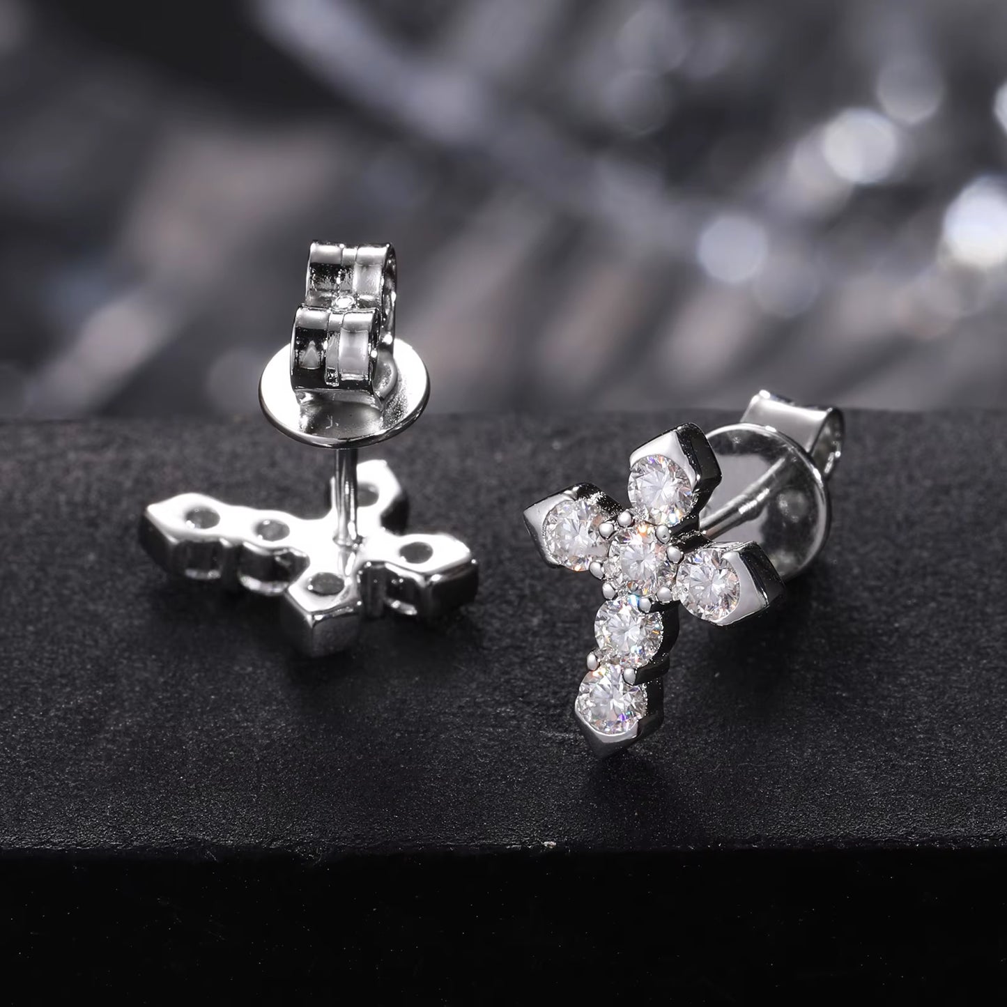 Cross Stud Earrings