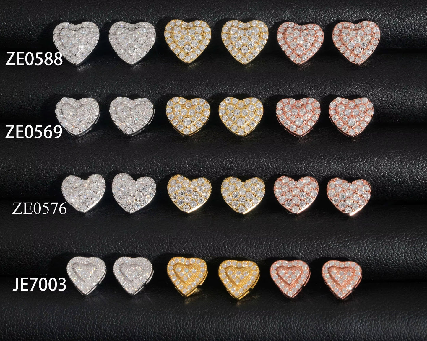Heart Stud Earrings