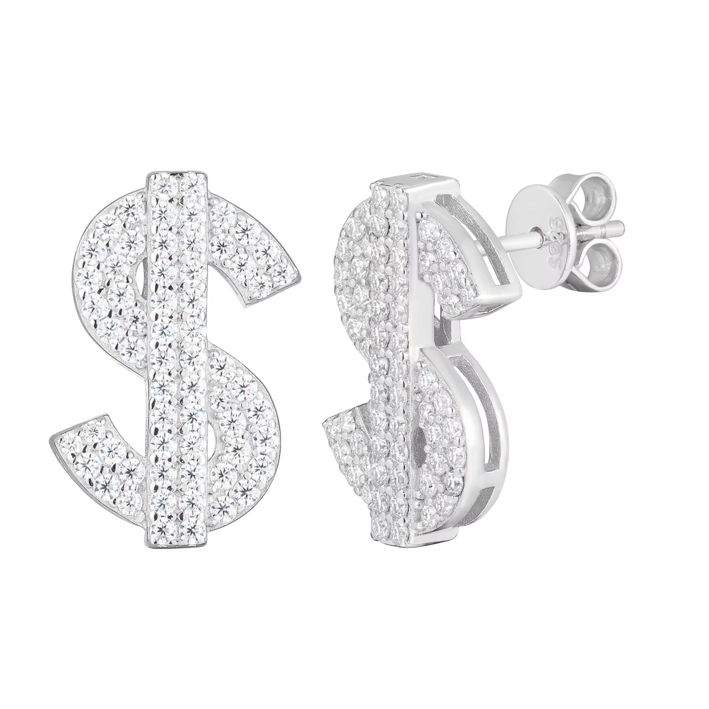 US Dollar Stud Earrings