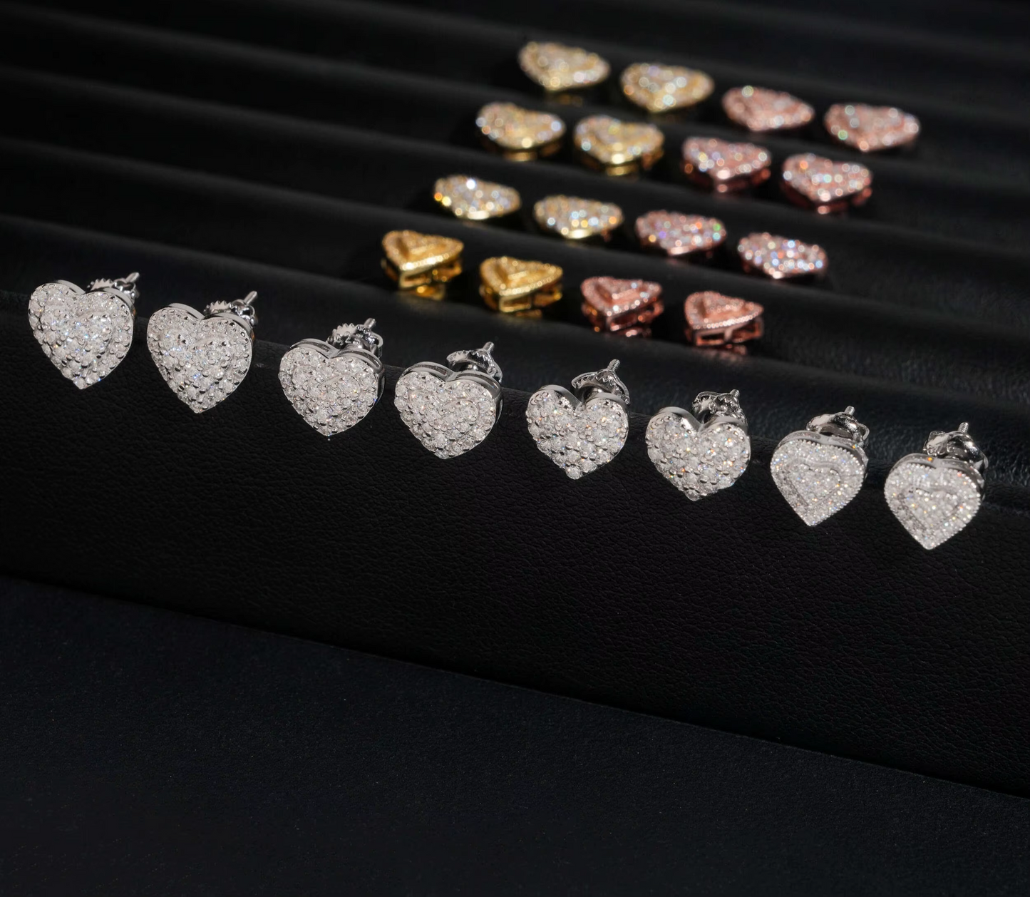 Heart Stud Earrings
