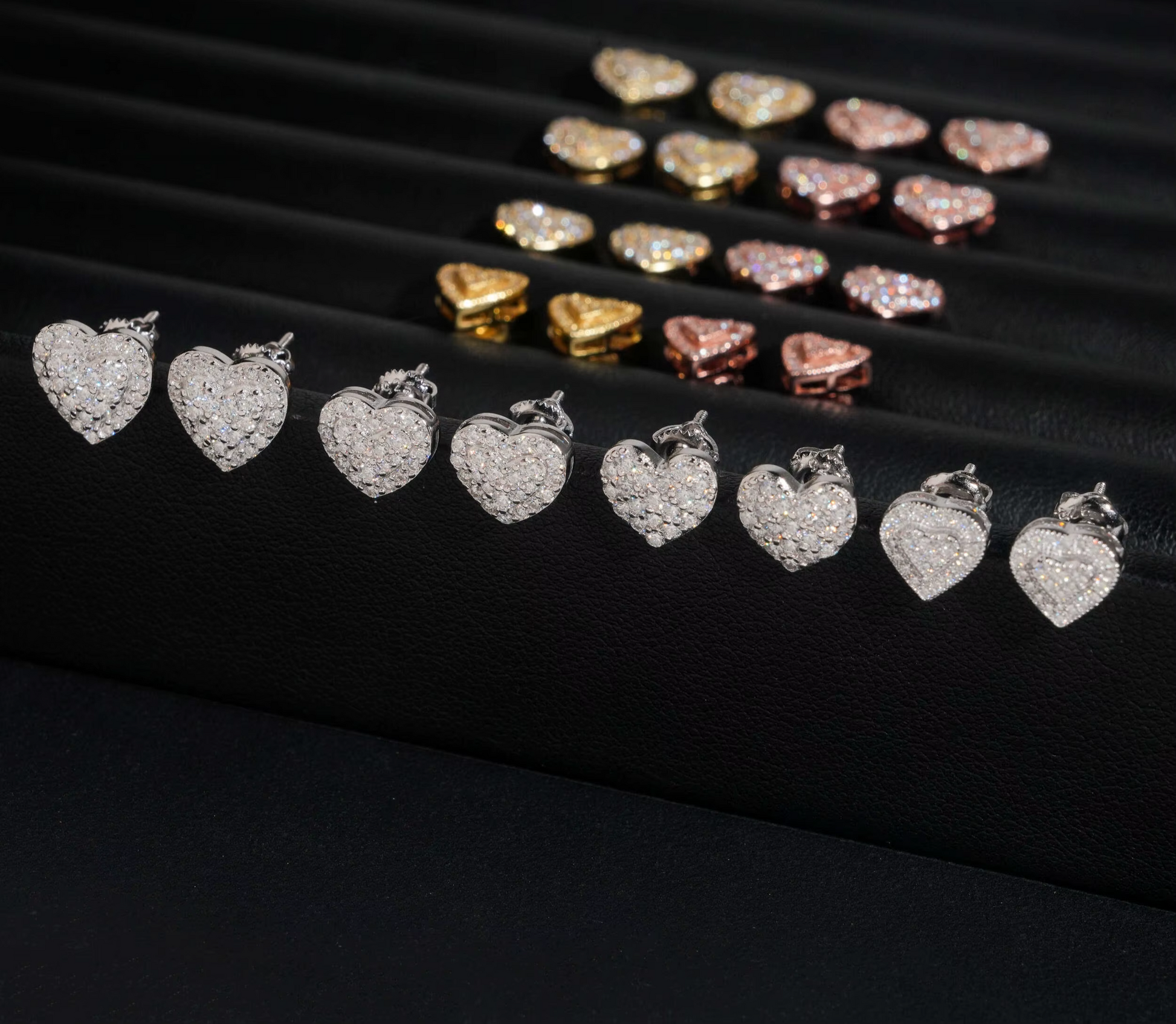 Heart Stud Earrings