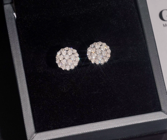 Circle Earrings Small Stud 