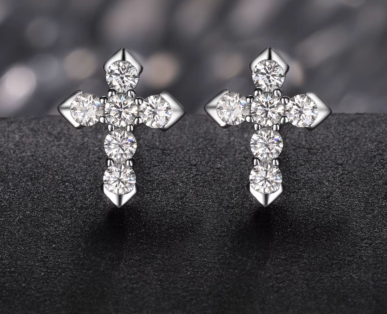  Cross Stud Earrings