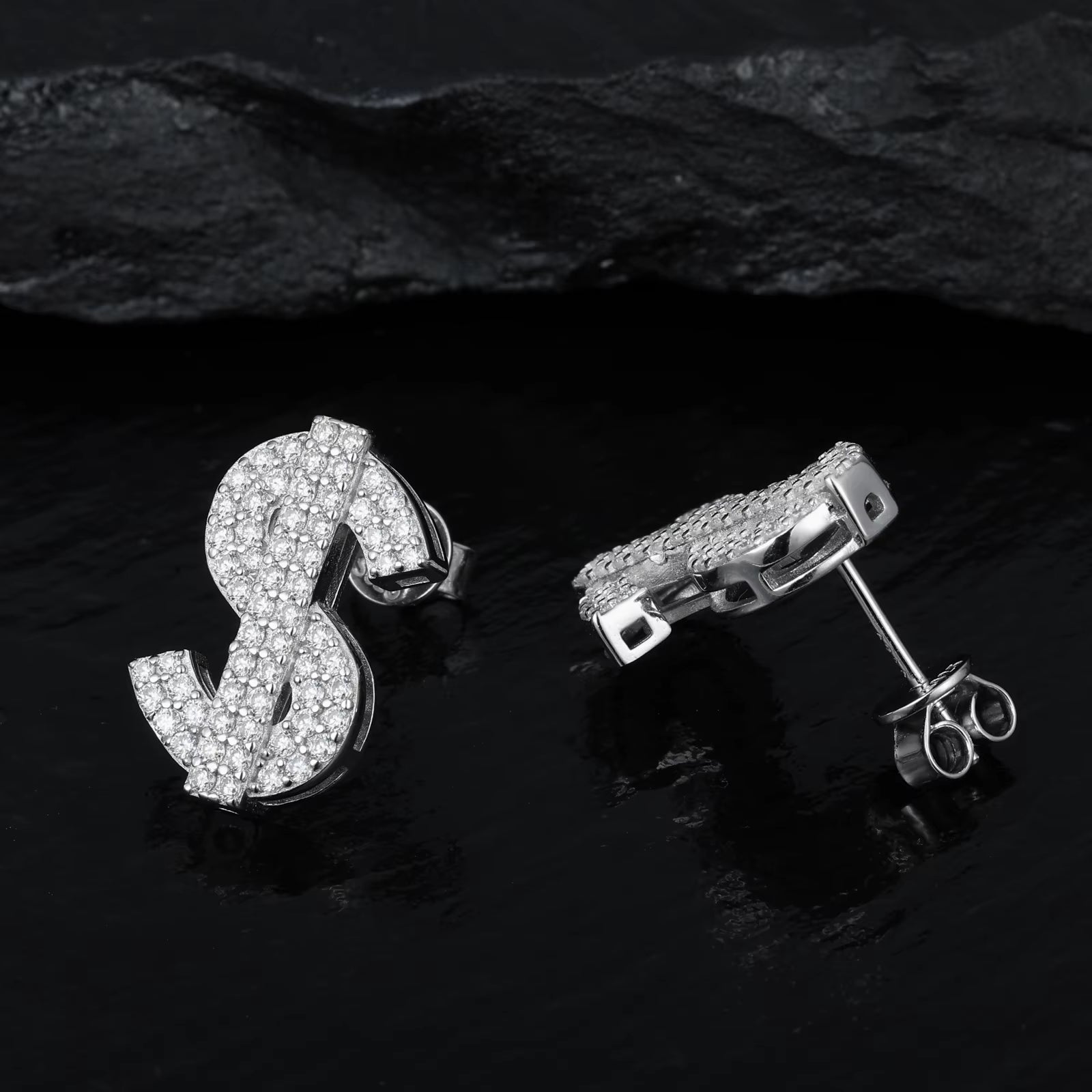 US Dollar Stud Earrings 