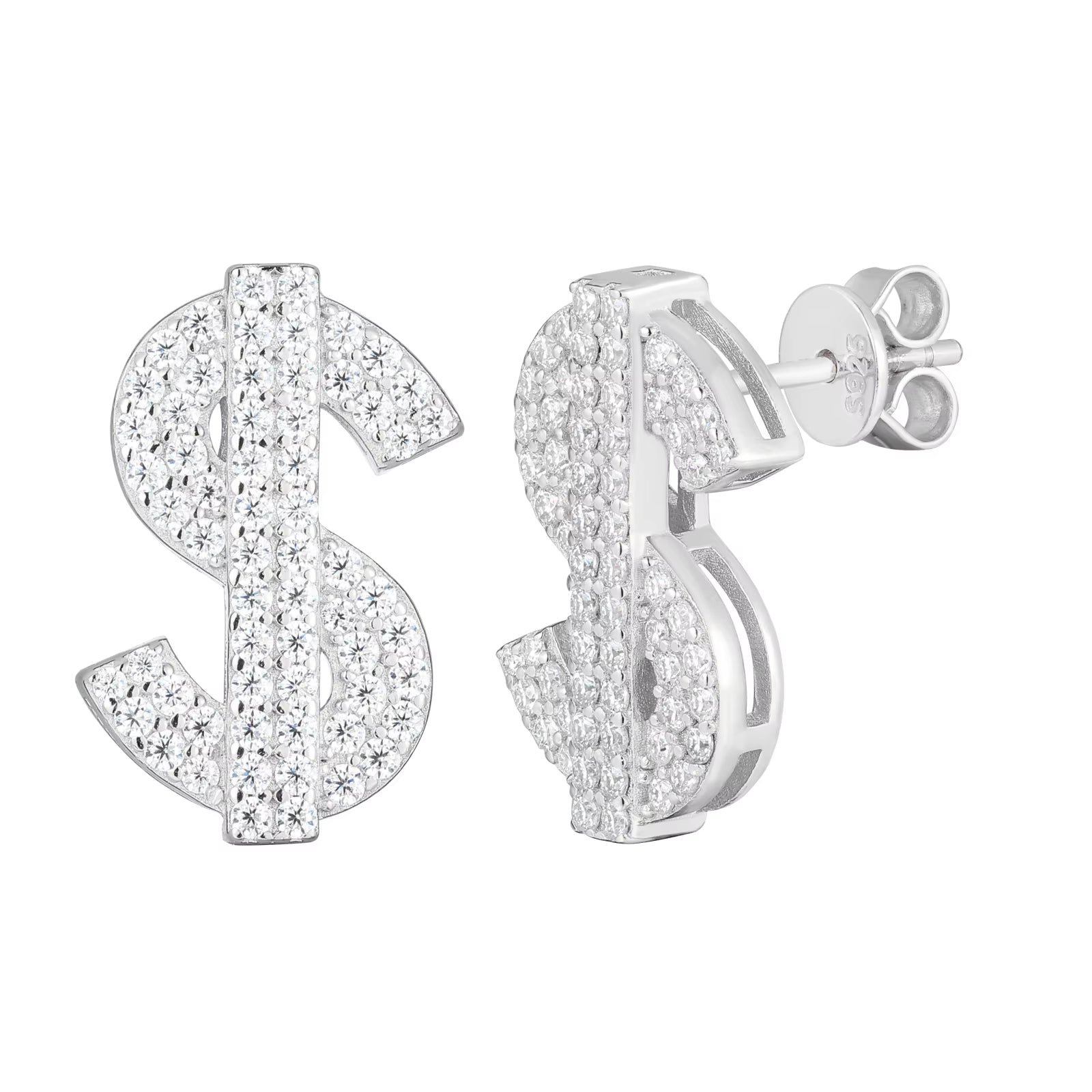 US Dollar Stud Earrings 