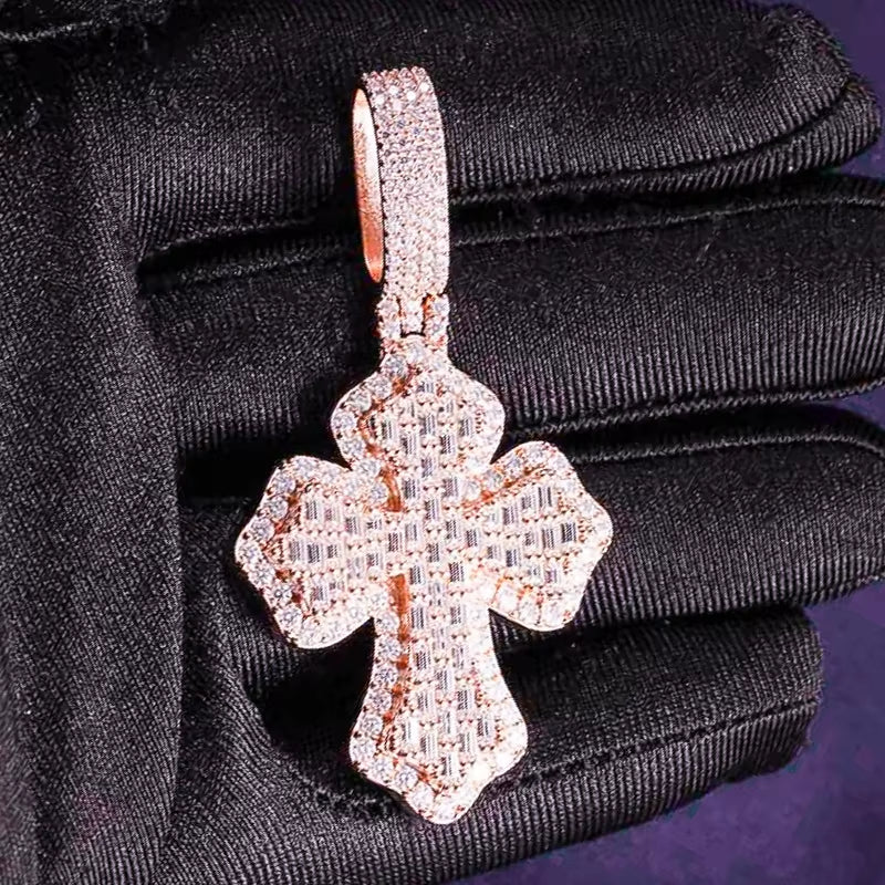Cluster Cross Pendant